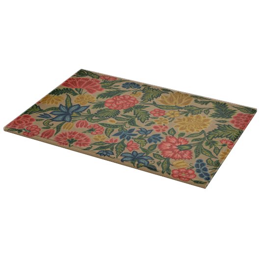 Vintager Blumendesigner Schneidebrett (Ecke)