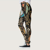 Vintager Blumendoodle: Orientalisches Design. Leggings (Links)