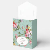 Vintager Blumengarten Botanische Hochzeit Geschenkschachtel (Geöffnet)