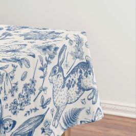 Vintager Blumengarten Bunny Butterfisch Ostern Tischdecke