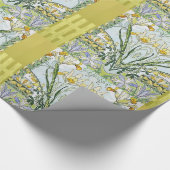 Vintager Blumengarten Geschenkpapier (Ecke)