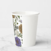 Vintager Blumengarten Papier-Cup Pappbecher (Links)
