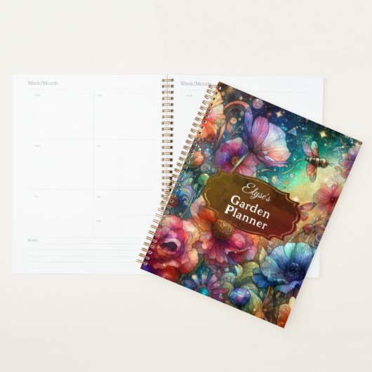 Vintager Blumengarten Planer (Anzeige)