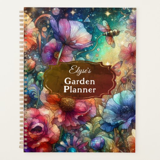 Vintager Blumengarten Planer (Vorderseite)