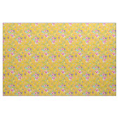 Vintager Blumengarten Regenbogen Schmetterling Gel Stoff (Yard (91,4 cm))