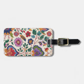 Vintager Blumengarten Romantischer Stil Gepäckanhänger (Vorderseite horizontal)