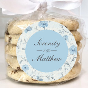 Vintager Blumengarten Runder Aufkleber