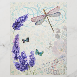 Vintager Blumengarten Scrapbook Ephemera