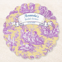 Vintager, blumengelber lila Joule