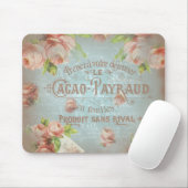 Vintager blumengeschichtlicher Franzose Mousepad (Mit Mouse)