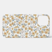 Vintager blumengeschmückter Hintergrund. Blumenmus Case-Mate iPhone Hülle (Rückseite (Horizontal))