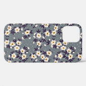 Vintager blumengeschmückter Hintergrund. Nahtlose  Case-Mate iPhone Hülle (Rückseite (Horizontal))