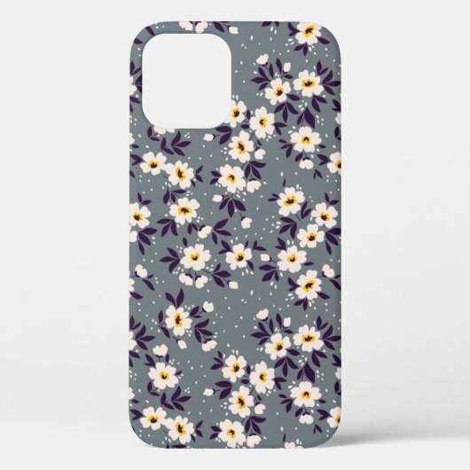 Vintager blumengeschmückter Hintergrund. Nahtlose  Case-Mate iPhone Hülle (Rückseite)
