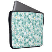 Vintager blumengeschmückter Hintergrund. Nahtloses Laptopschutzhülle (Vorne Rechts)