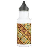 Vintager Blumenhintergrund Trinkflasche (Links)