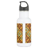 Vintager Blumenhintergrund Trinkflasche (Rückseite)