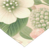 Vintager BlumenJungle Leopard Tischdecke (Schrägansicht)