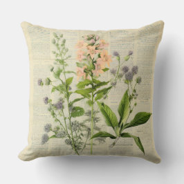 Vintager Blumenkissen Kissen