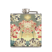 Vintager Blumenkolben 2 Flachmann (Rückseite)