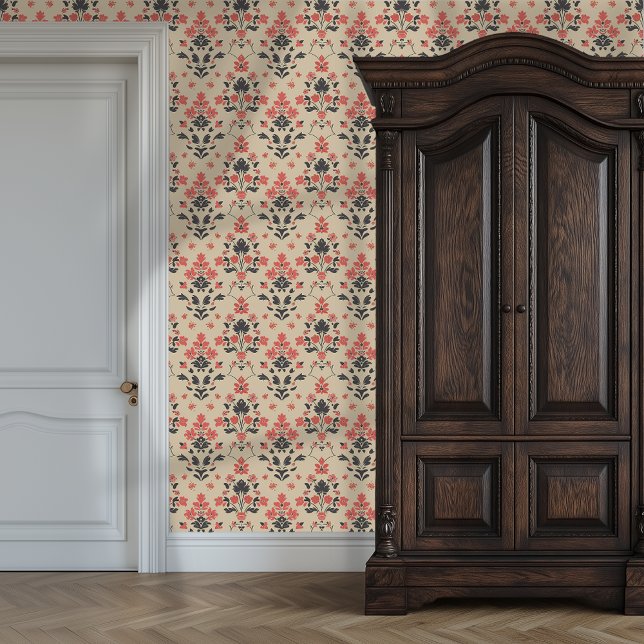 Vintager Blumenkonzern Princesscore Tapete (Vintage Floral Charm Princesscore Wallpaper)