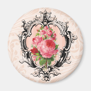 Vintager Blumenmagnet Magnet