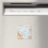 Vintager Blumenmagnet mit Blume Magnet (In Situ (Geschirrspüler))