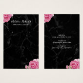 Vintager Blumenmarmorschmuck Ohrring Display (Vorne & Hinten)