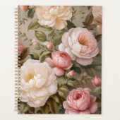 Vintager Blumenplaner mit zeitlosem Design Planer (Vorderseite)
