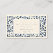 Vintager Blumenrahmen dank Gehäuse Begleitkarte (Rückseite)