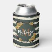 Vintager Blumenrahmen Dosenkühler (Kanne Vorderseite)