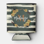 Vintager Blumenrahmen Dosenkühler (Vorderseite)