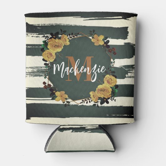 Vintager Blumenrahmen Dosenkühler (Vorderseite)