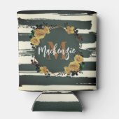 Vintager Blumenrahmen Dosenkühler (Rückseite)