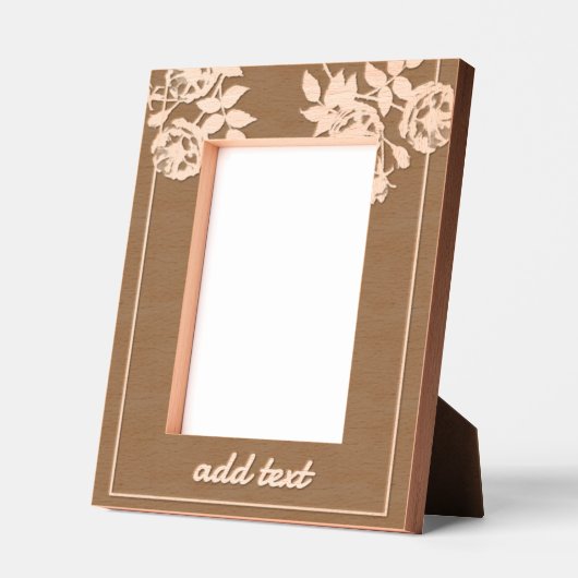 Vintager Blumenrahmen Geätzte Rahmen (Links)