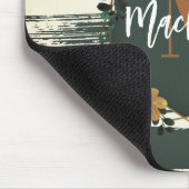 Vintager Blumenrahmen Mousepad (Ecke)
