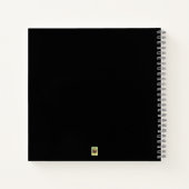 Vintager Blumenschmuck Notizblock (Rückseite)