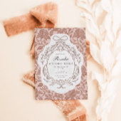 Vintager Blumenschwund zum Geburtstag Einladung