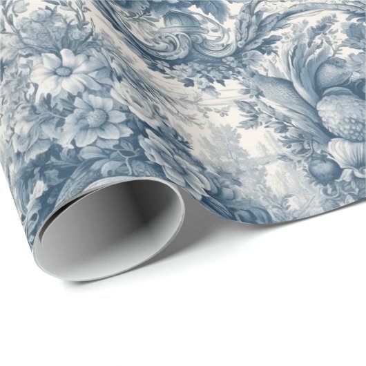 Vintager Blumenstrauß Geschenkpapier (Rolleneckpunkt)