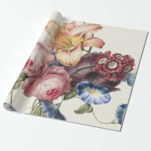 Vintager Blumenstrauß Geschenkpapier