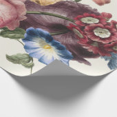 Vintager Blumenstrauß Geschenkpapier (Ecke)