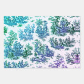 Vintager Blumenstrauß Geschenkpapier Set (Vorderseite 2)