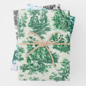 Vintager Blumenstrauß Geschenkpapier Set (Beispiel)