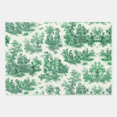 Vintager Blumenstrauß Geschenkpapier Set (Vorderseite)