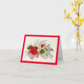 Vintager Blumenstrauß Karte (Gelbe Blume)