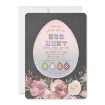 Vintager Blumenstrauß Ostern Eizelljagd Party