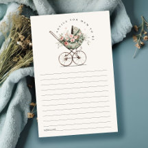 Vintager Blumenstrauß-Ratschlag für Mama-Babydusch