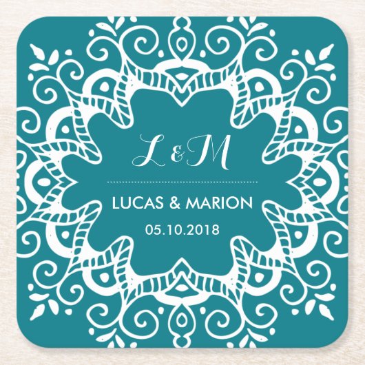 Vintager Blumenstrauß Rechteckiger Pappuntersetzer (Vorderseite)