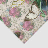 Vintager Blumenstrauß Seidenpapier (Ausschnitt)