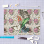 Vintager Blumenstrauß Seidenpapier (Handwerk)