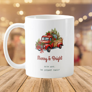 Vintager Blumenstrauß Weihnachtsgeschenk Kaffeetasse
